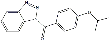 1H-1,2,3-benzotriazol-1-yl(4-isopropoxyphenyl)methanone