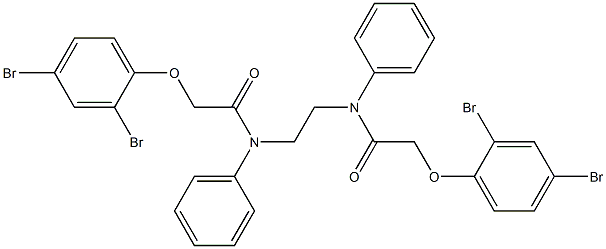 2-(2,4-dibromophenoxy)-N-(2-{[2-(2,4-dibromophenoxy)acetyl]anilino}ethyl)-N-phenylacetamide