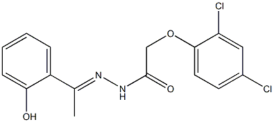 2-(2,4-dichlorophenoxy)-N'-[(E)-1-(2-hydroxyphenyl)ethylidene]acetohydrazide