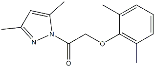 2-(2,6-dimethylphenoxy)-1-(3,5-dimethyl-1H-pyrazol-1-yl)-1-ethanone|