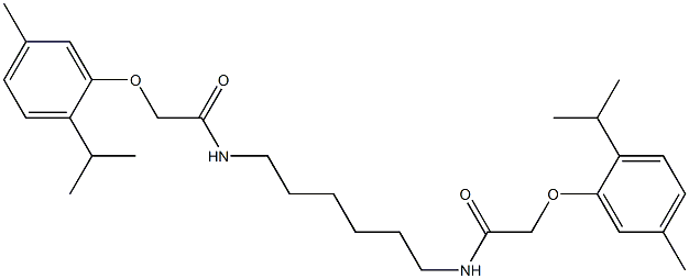 2-(2-isopropyl-5-methylphenoxy)-N-(6-{[2-(2-isopropyl-5-methylphenoxy)acetyl]amino}hexyl)acetamide