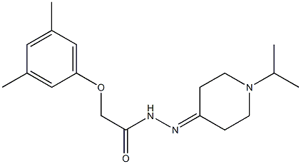 2-(3,5-dimethylphenoxy)-N'-(1-isopropyl-4-piperidinylidene)acetohydrazide