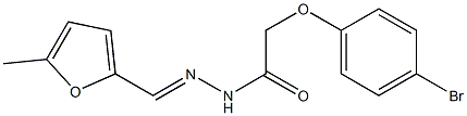 2-(4-bromophenoxy)-N'-[(E)-(5-methyl-2-furyl)methylidene]acetohydrazide