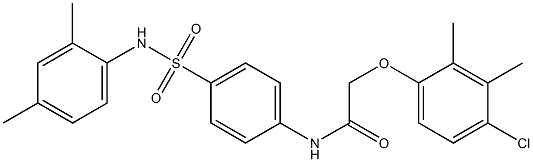 2-(4-chloro-2,3-dimethylphenoxy)-N-{4-[(2,4-dimethylanilino)sulfonyl]phenyl}acetamide