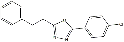  2-(4-chlorophenyl)-5-phenethyl-1,3,4-oxadiazole