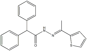 2,2-diphenyl-N'-[(E)-1-(2-thienyl)ethylidene]acetohydrazide
