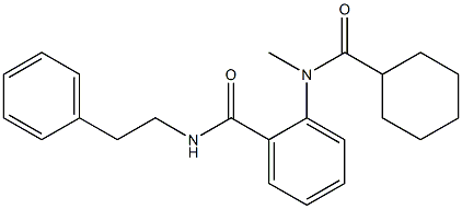 2-[(cyclohexylcarbonyl)(methyl)amino]-N-phenethylbenzamide