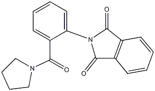 2-[2-(1-pyrrolidinylcarbonyl)phenyl]-1H-isoindole-1,3(2H)-dione