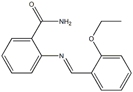  2-{[(E)-(2-ethoxyphenyl)methylidene]amino}benzamide