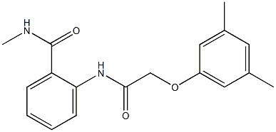 2-{[2-(3,5-dimethylphenoxy)acetyl]amino}-N-methylbenzamide
