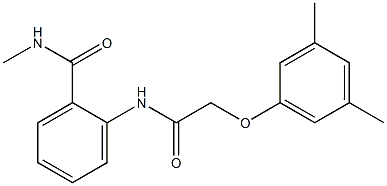  2-{[2-(3,5-dimethylphenoxy)acetyl]amino}-N-methylbenzamide