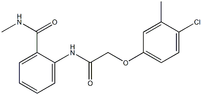  2-{[2-(4-chloro-3-methylphenoxy)acetyl]amino}-N-methylbenzamide