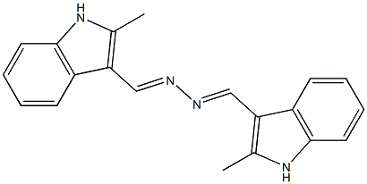 2-methyl-1H-indole-3-carbaldehyde N-[(E)-(2-methyl-1H-indol-3-yl)methylidene]hydrazone