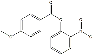 2-nitrophenyl 4-methoxybenzoate Struktur