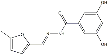 3,5-dihydroxy-N'-[(E)-(5-methyl-2-furyl)methylidene]benzohydrazide