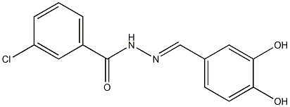 3-chloro-N'-[(E)-(3,4-dihydroxyphenyl)methylidene]benzohydrazide