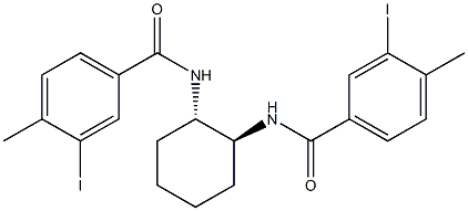 3-iodo-N-{(1S,2S)-2-[(3-iodo-4-methylbenzoyl)amino]cyclohexyl}-4-methylbenzamide|