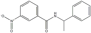 3-nitro-N-(1-phenylethyl)benzamide,,结构式