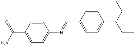 4-({(E)-[4-(diethylamino)phenyl]methylidene}amino)benzamide