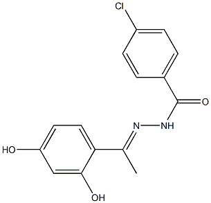 4-chloro-N'-[(E)-1-(2,4-dihydroxyphenyl)ethylidene]benzohydrazide