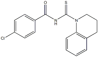  4-chloro-N-[3,4-dihydro-1(2H)-quinolinylcarbothioyl]benzamide