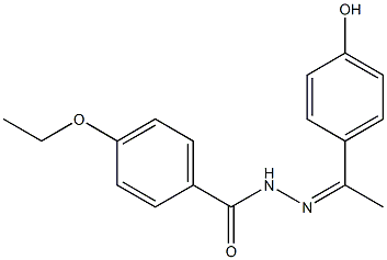 4-ethoxy-N'-[(Z)-1-(4-hydroxyphenyl)ethylidene]benzohydrazide