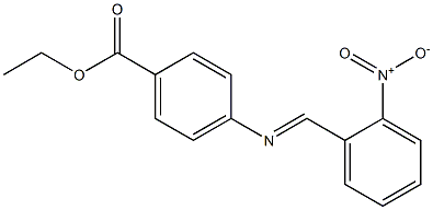 ethyl 4-{[(E)-(2-nitrophenyl)methylidene]amino}benzoate Structure