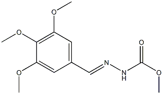 methyl 2-[(E)-(3,4,5-trimethoxyphenyl)methylidene]-1-hydrazinecarboxylate