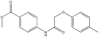  methyl 4-{[2-(4-methylphenoxy)acetyl]amino}benzoate