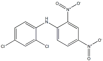 N-(2,4-dichlorophenyl)-N-(2,4-dinitrophenyl)amine 结构式