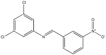 3,5-dichloro-N-[(E)-(3-nitrophenyl)methylidene]aniline