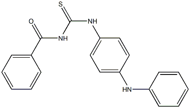 N-(4-anilinophenyl)-N'-benzoylthiourea 结构式