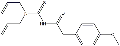  N,N-diallyl-N'-[2-(4-methoxyphenyl)acetyl]thiourea