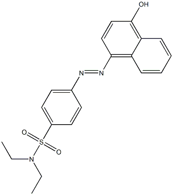 N,N-diethyl-4-[(E)-2-(4-hydroxy-1-naphthyl)diazenyl]benzenesulfonamide