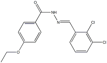 N'-[(E)-(2,3-dichlorophenyl)methylidene]-4-ethoxybenzohydrazide Structure