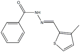 N'-[(E)-(3-methyl-2-thienyl)methylidene]benzohydrazide Structure