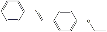 N-[(E)-(4-ethoxyphenyl)methylidene]-N-phenylamine Structure