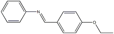 N-[(E)-(4-ethoxyphenyl)methylidene]-N-phenylamine Struktur