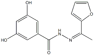 N'-[(Z)-1-(2-furyl)ethylidene]-3,5-dihydroxybenzohydrazide