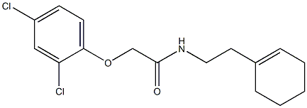  N-[2-(1-cyclohexen-1-yl)ethyl]-2-(2,4-dichlorophenoxy)acetamide