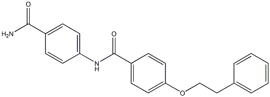 N-[4-(aminocarbonyl)phenyl]-4-(phenethyloxy)benzamide