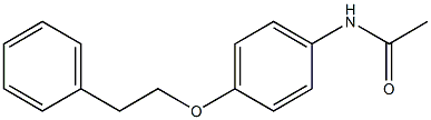 N-[4-(phenethyloxy)phenyl]acetamide 结构式