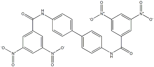 N-{4'-[(3,5-dinitrobenzoyl)amino][1,1'-biphenyl]-4-yl}-3,5-dinitrobenzamide Structure