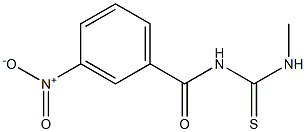 N-methyl-N'-(3-nitrobenzoyl)thiourea Structure