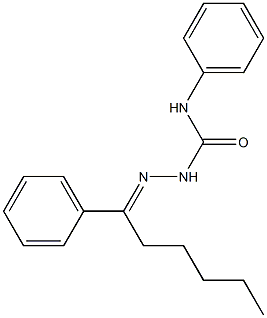 N-phenyl-2-[(E)-1-phenylhexylidene]-1-hydrazinecarboxamide