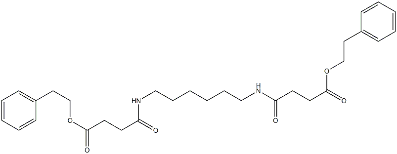 phenethyl 4-oxo-4-[(6-{[4-oxo-4-(phenethyloxy)butanoyl]amino}hexyl)amino]butanoate