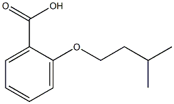 2-(isopentyloxy)benzoic acid Struktur