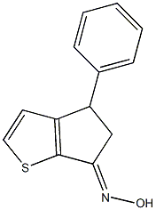  4-phenyl-4,5-dihydro-6H-cyclopenta[b]thiophen-6-one oxime