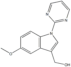 [5-methoxy-1-(2-pyrimidinyl)-1H-indol-3-yl]methanol