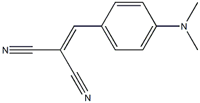 2-{[4-(dimethylamino)phenyl]methylene}malononitrile,,结构式